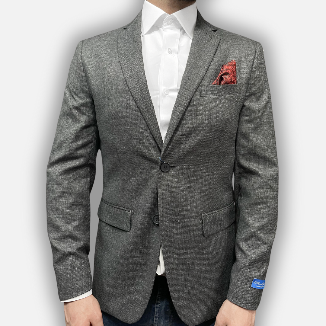 Chaqueta Gris Jaspeado